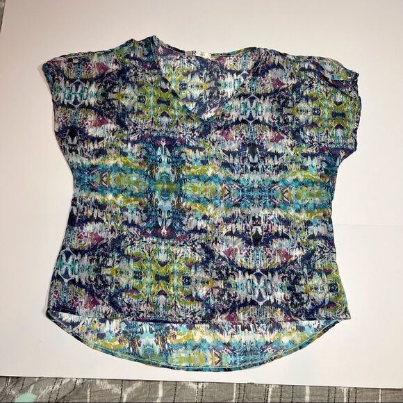 Rumors Semi Sheer Cold Shoulder Top - Picture 5 of 11